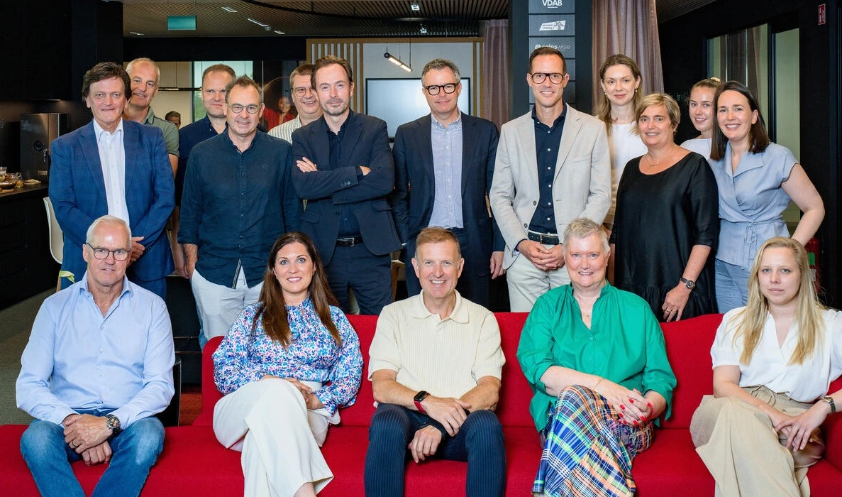 Deelnemers aan het rondetafel gesprek van Unizo met minister Rob Beenders